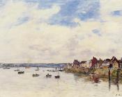 尤金 布丹 : The Seine at Quillebeuf